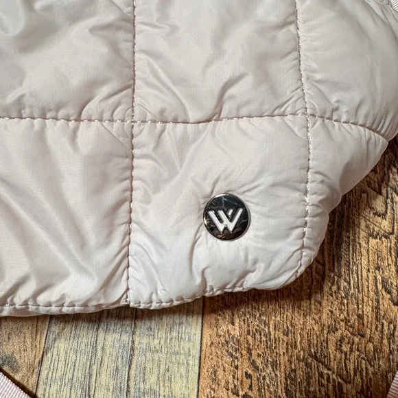 WESTBRONCO Quilted‎ Padded Shoulder Bag Blush Pink Crossbody Handbag Purse - Picture 2 of 6